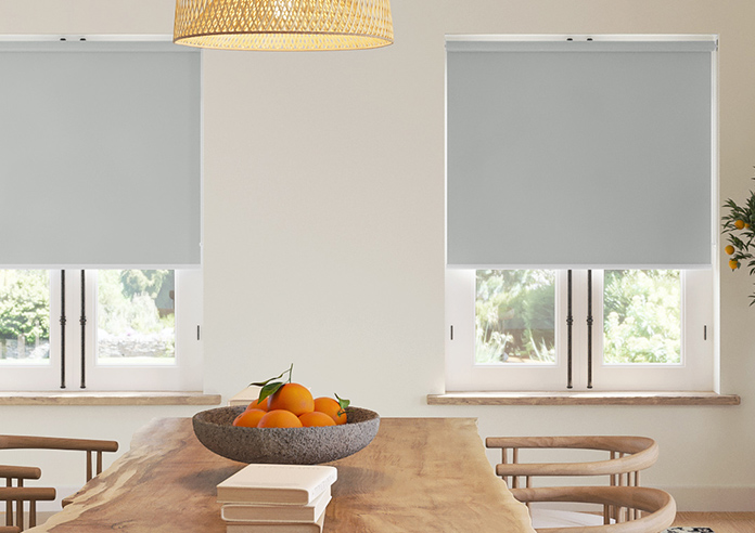 Levant (FR Blackout), Pearl Grey - Twist&Fit Roller Blind - Image 3